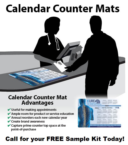 Calendar Counter Mats